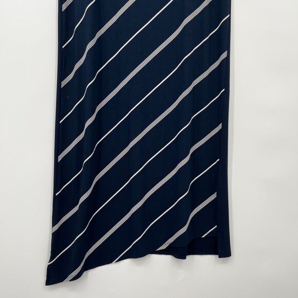 J. Jill Wearever Collection Diagonal Stripe Jersey Knit Midi Dress, Size Small - Picture 5 of 9